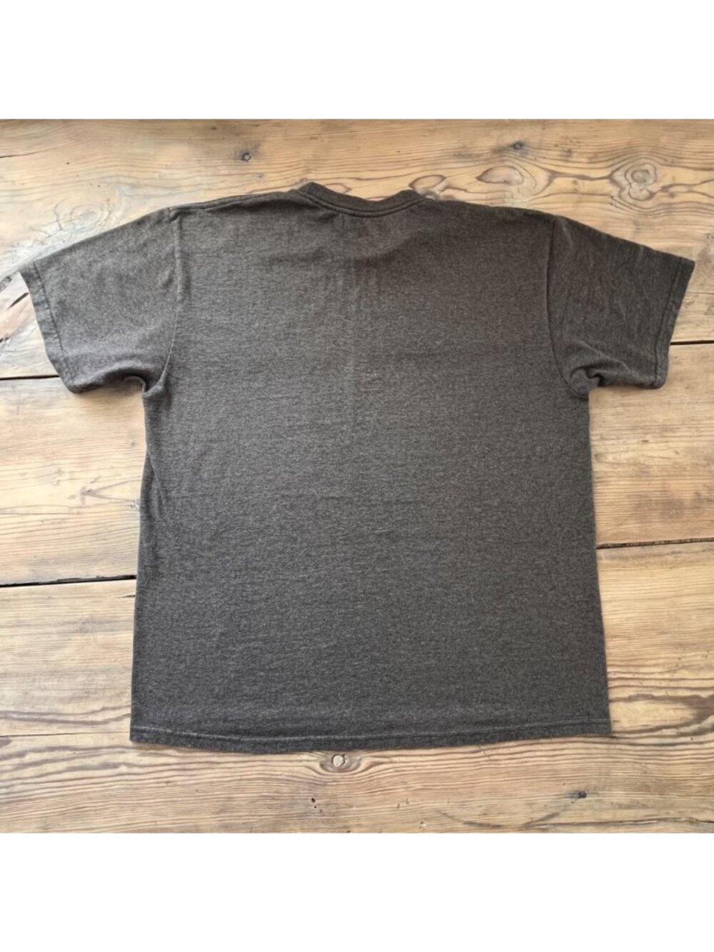 Nike Crew Neck T-Shirt Mens M Gray Embroidered Swoosh Short Sleeve - Picture 2 of 6
